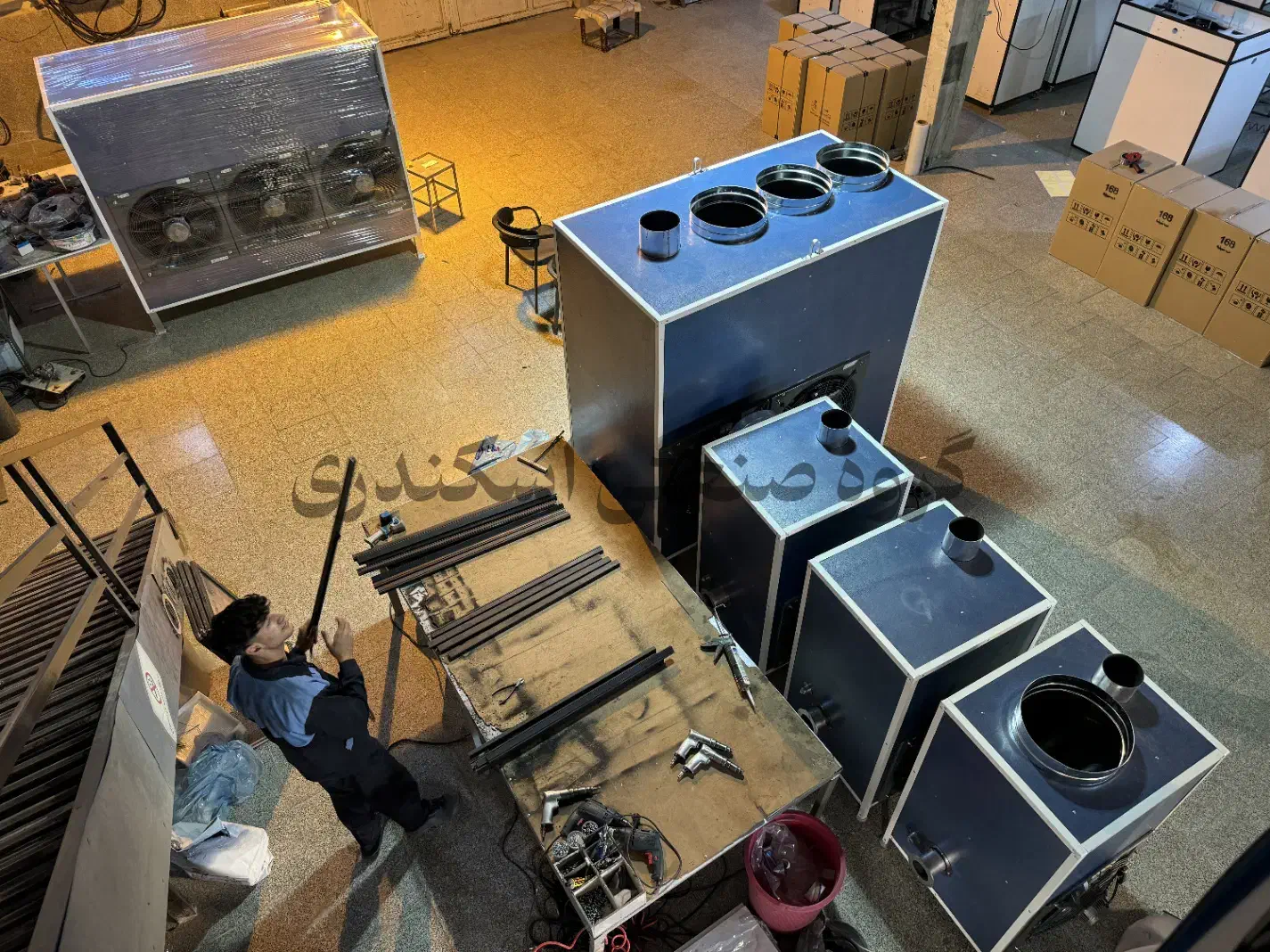 هیتر گلخانه بخاری گلخانه سالن صنعتی گازی برقی|ماشین‌آلات صنعتی|اصفهان, فجر|دیوار