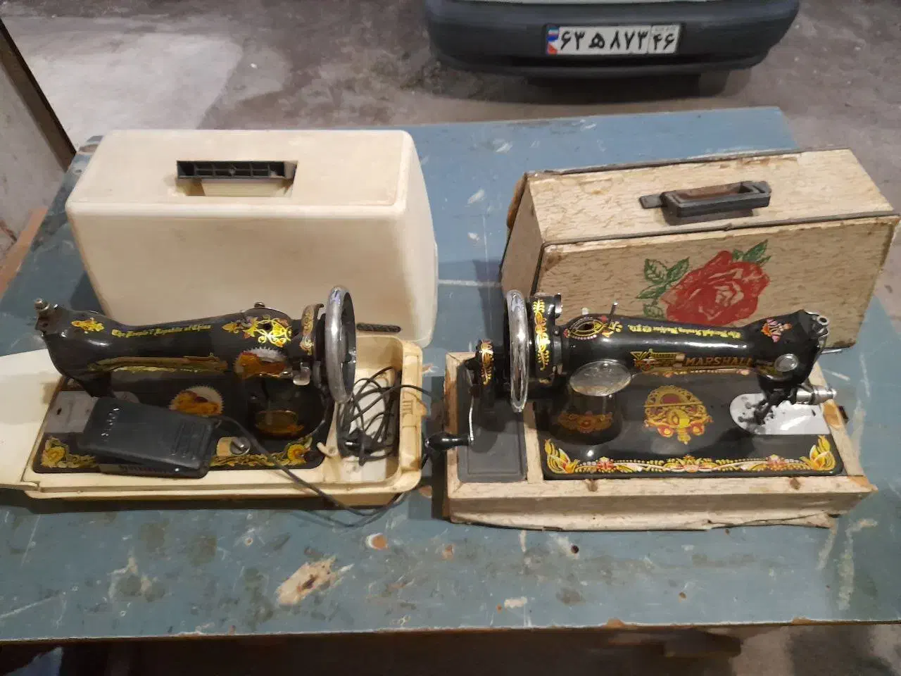 چرخ خیاطی|چرخ خیاطی و ریسندگی|رشت, چله خانه|دیوار