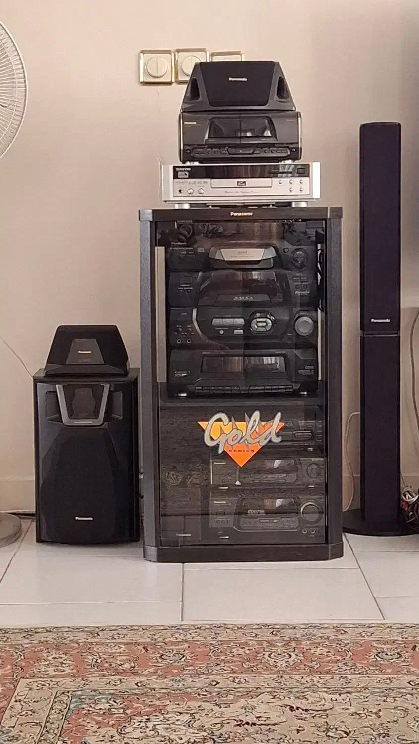 سیستم صوتی خانگی پاناسونیک بسیار تمیز دست اول|سیستم صوتی خانگی|تهران, صادقیه|دیوار
