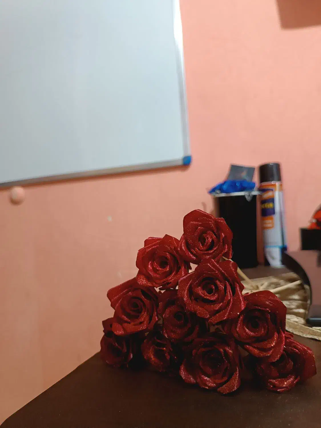 گل رز ربانی|گل مصنوعی|محمدیه-قزوین, |دیوار