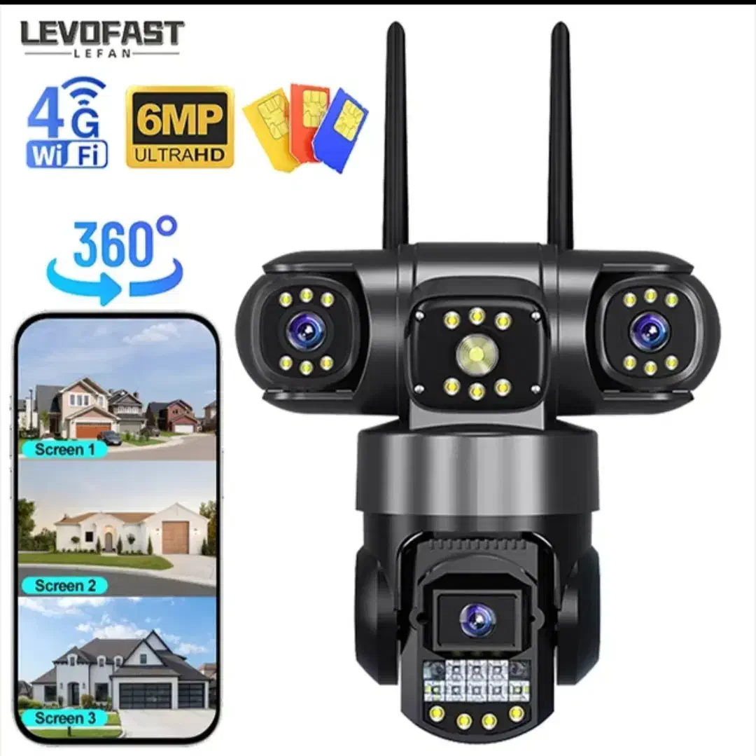 دوربین سیمکارتی ۳ لنز|دوربین مداربسته|درگهان, |دیوار