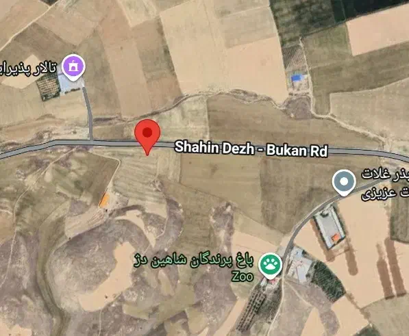 زمین برجاده اصلی بوکان شاهین‌دژ|فروش دفتر صنعتی، کشاورزی، تجاری|شاهین دژ, |دیوار