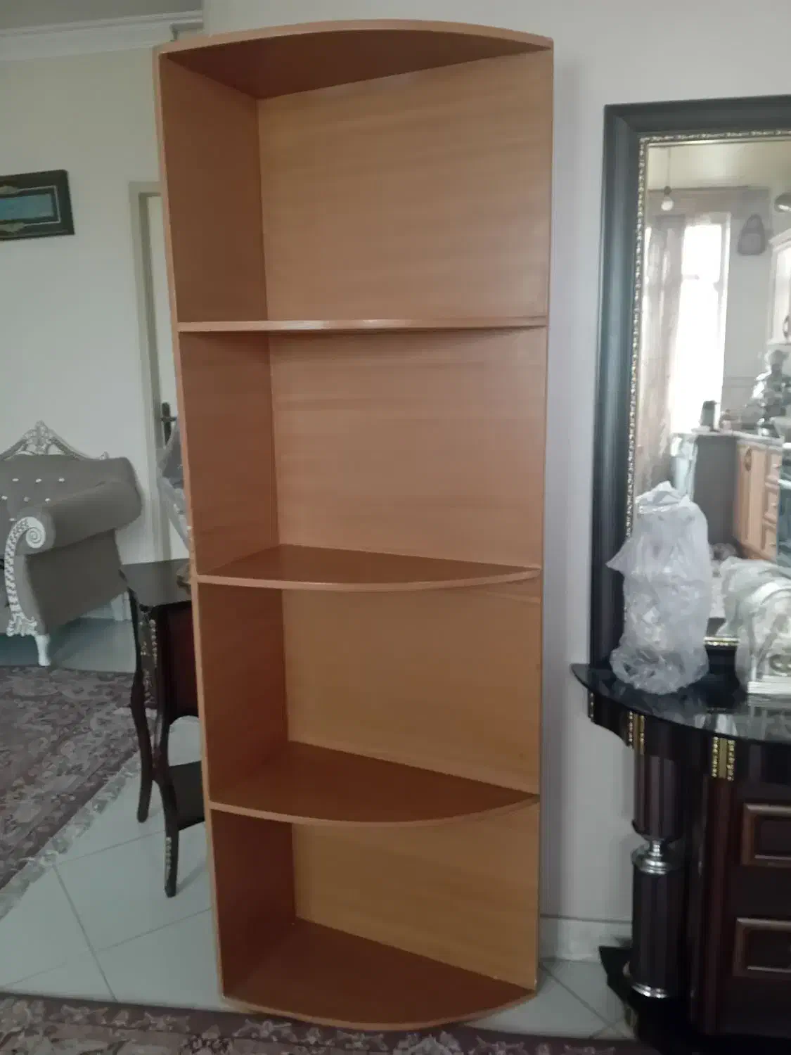 کتابخانه|کتابخانه، شلف، قفسه‌های دیواری|تهران, وحیدیه|دیوار