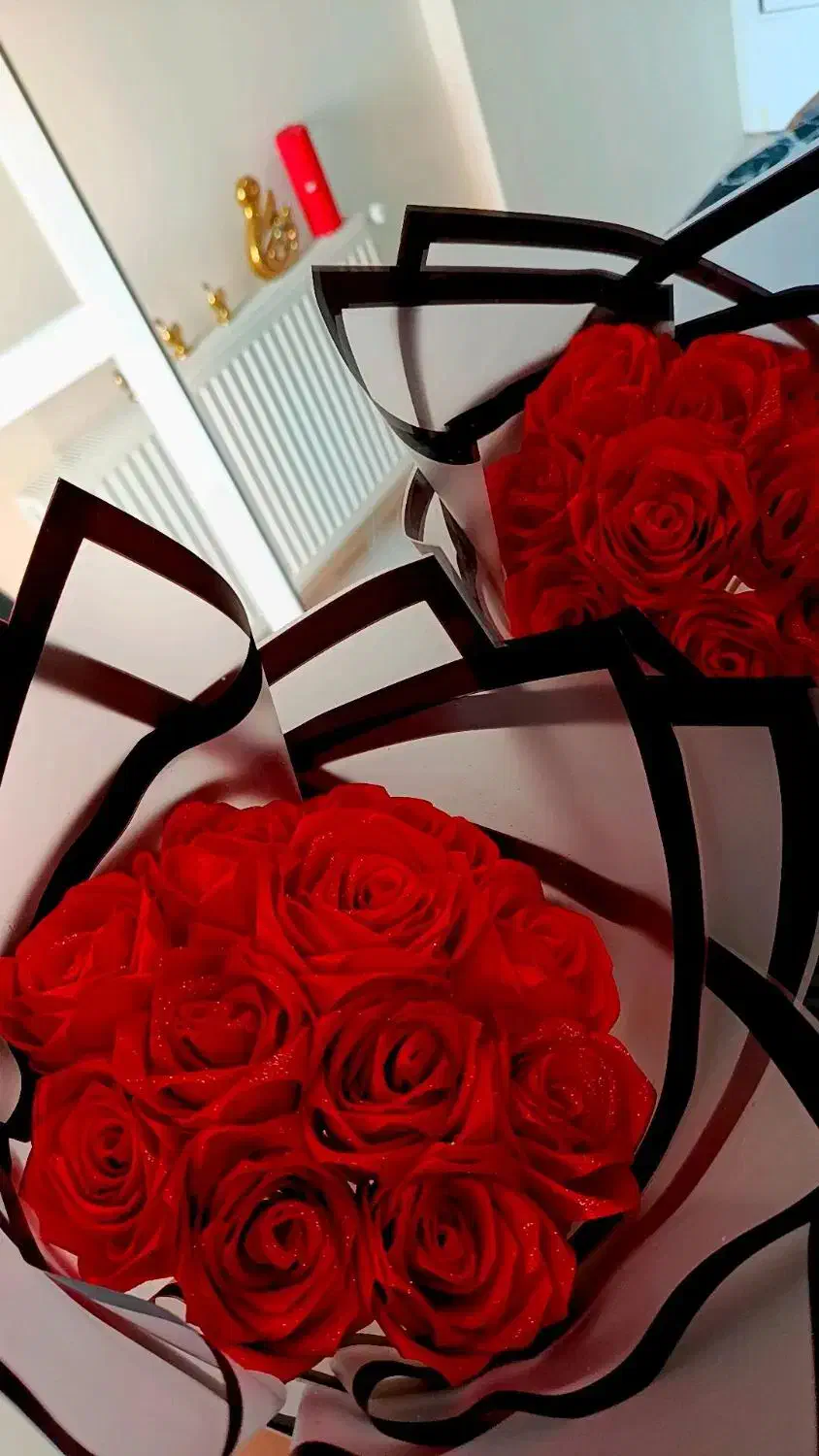 باکس رز ربانی|گل مصنوعی|گلبهار, شهر جدید گلبهار|دیوار