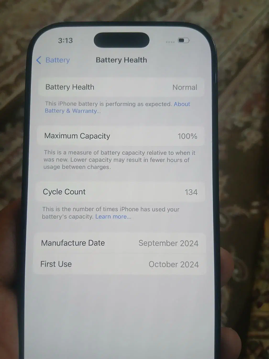 آیفون ۱۶پرو ۲۵۶گیگ zaa|موبایل|کاشان, فاز ۲ ناجی آباد|دیوار