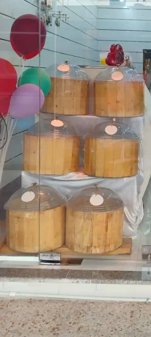 سطل چوبی آجیل و تخمک|ظروف نگهدارنده، پلاستیکی، یکبارمصرف|بهبهان, |دیوار