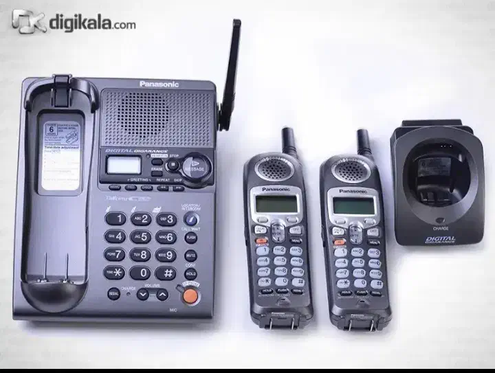 تلفن بی سیم پاناسونیک اصل ژاپن|تلفن رومیزی|ایلام, |دیوار