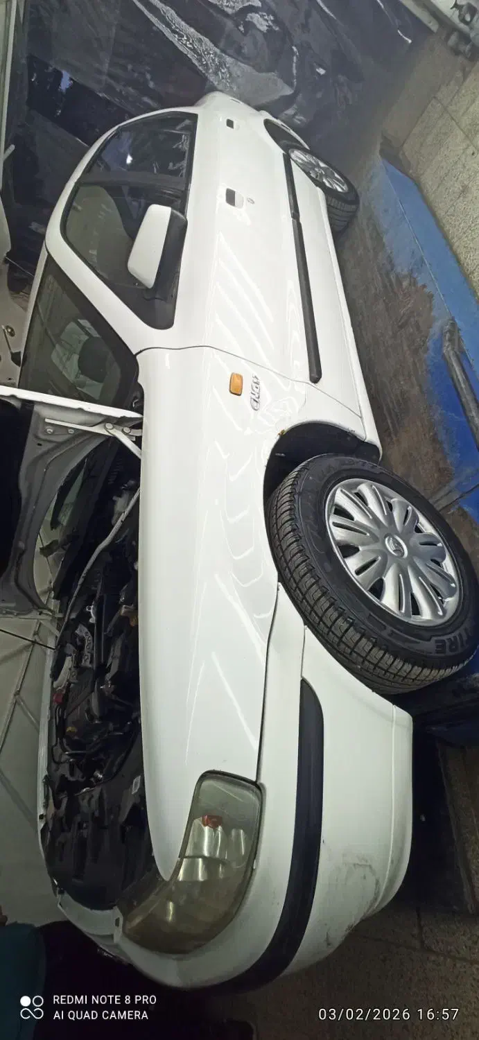 سمند 96 پلاک عمومی|خودرو سواری و وانت|مشهد, کوه سنگی|دیوار