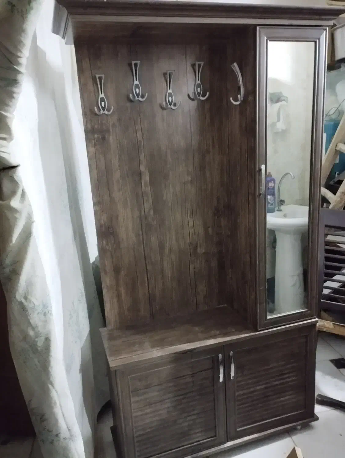 کمد جالباسی و جا کفشی|جاکفشی، کمد، دراور|گلبهار, شهر جدید گلبهار|دیوار