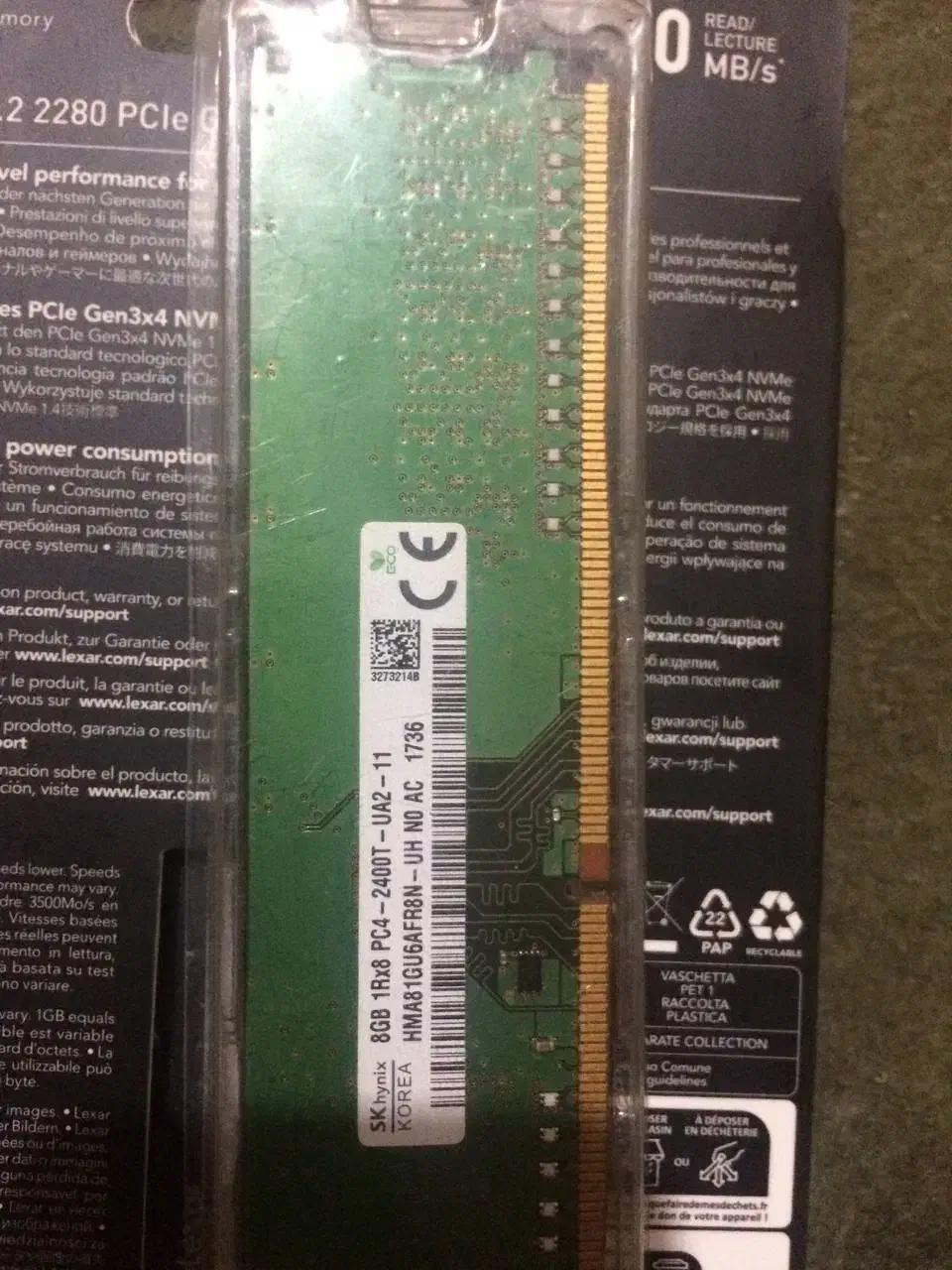 SSD 256 Patriot SSD M2 256 Lexar  Ram 8 DDR4|قطعات و لوازم جانبی رایانه|قزوین, |دیوار