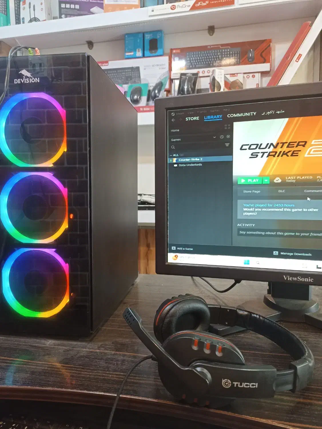 کیس گیمینگ در حد اکبند|رایانه رومیزی|بجنورد, |دیوار