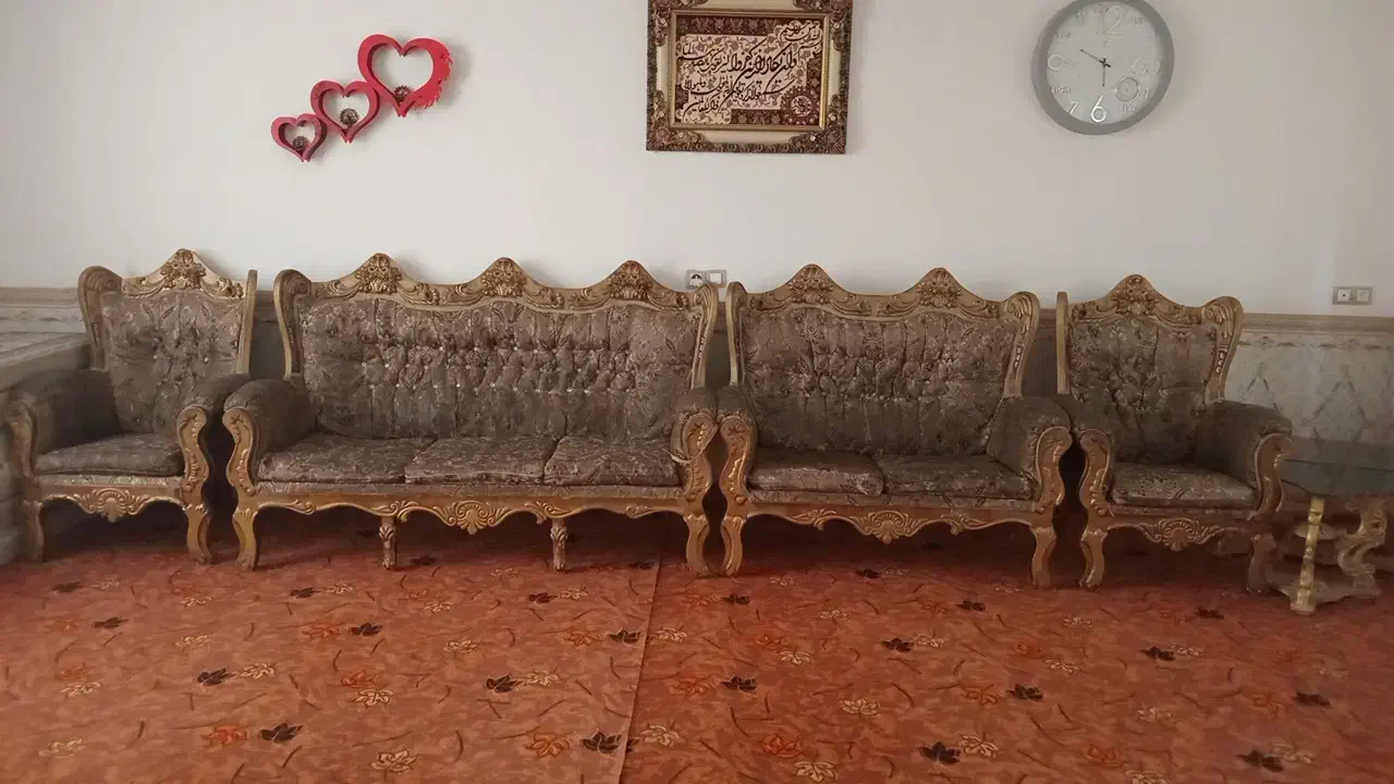 مبل سلطنتی سالم|مبلمان خانگی و میز عسلی|اسدآباد, |دیوار