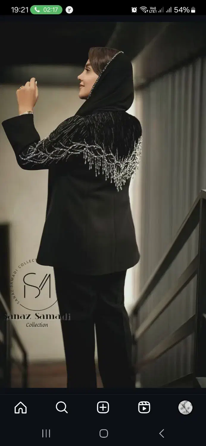 گلدوزی با منجوق و سنگ و...|لباس|دلیجان, |دیوار