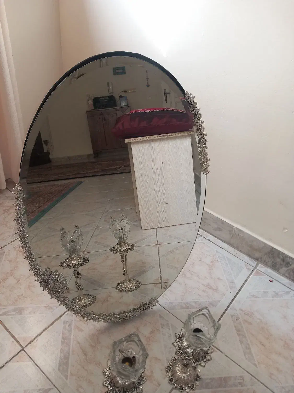 آینه و شمعدان|صنایع دستی و سایر لوازم تزئینی|بابل, |دیوار