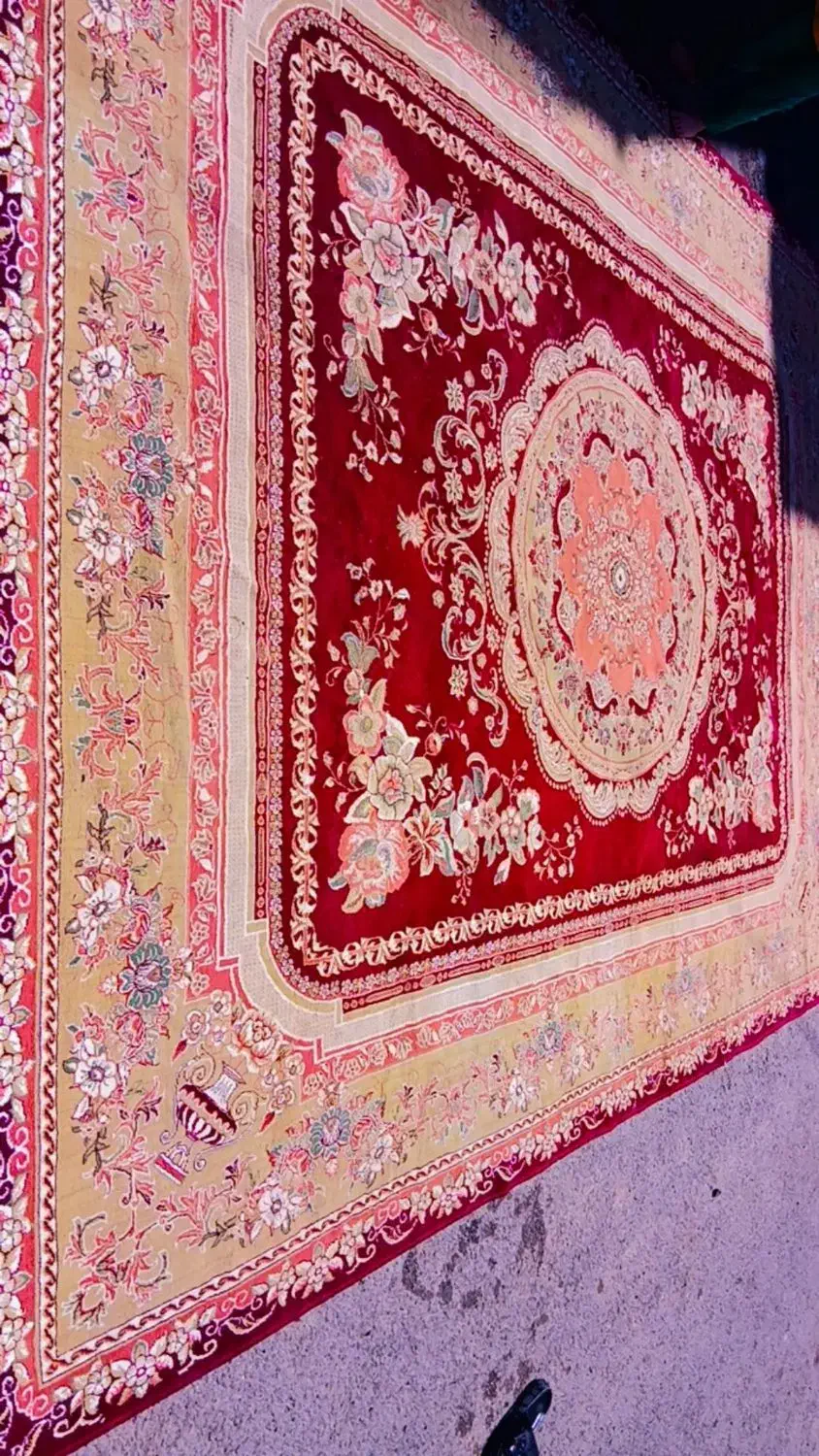 فرش ۱۲ متری|فرش|میانه, |دیوار