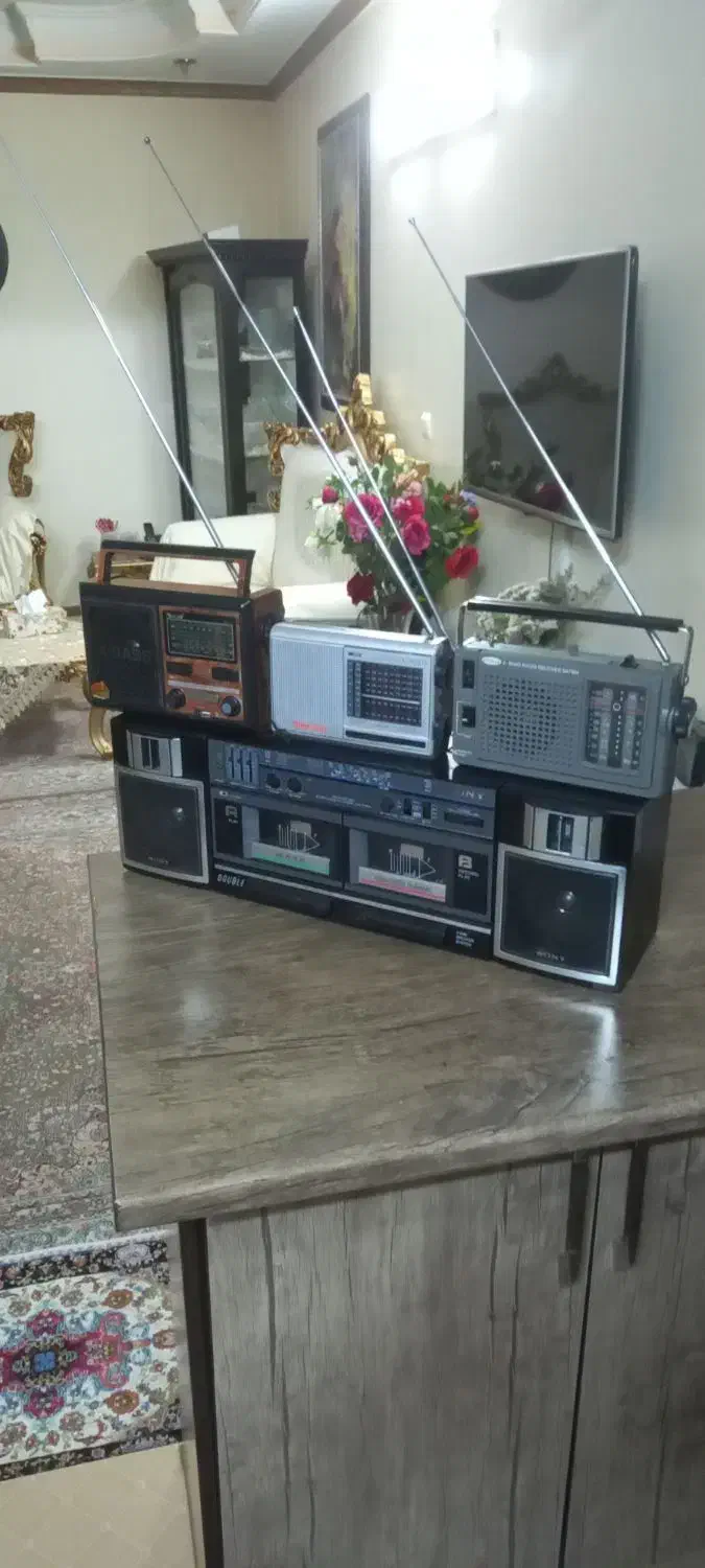 رادیوظبط سونی قدیمی ژاپنی ورادیو های فلش خور|سیستم صوتی خانگی|تهران, اسفندیاری|دیوار