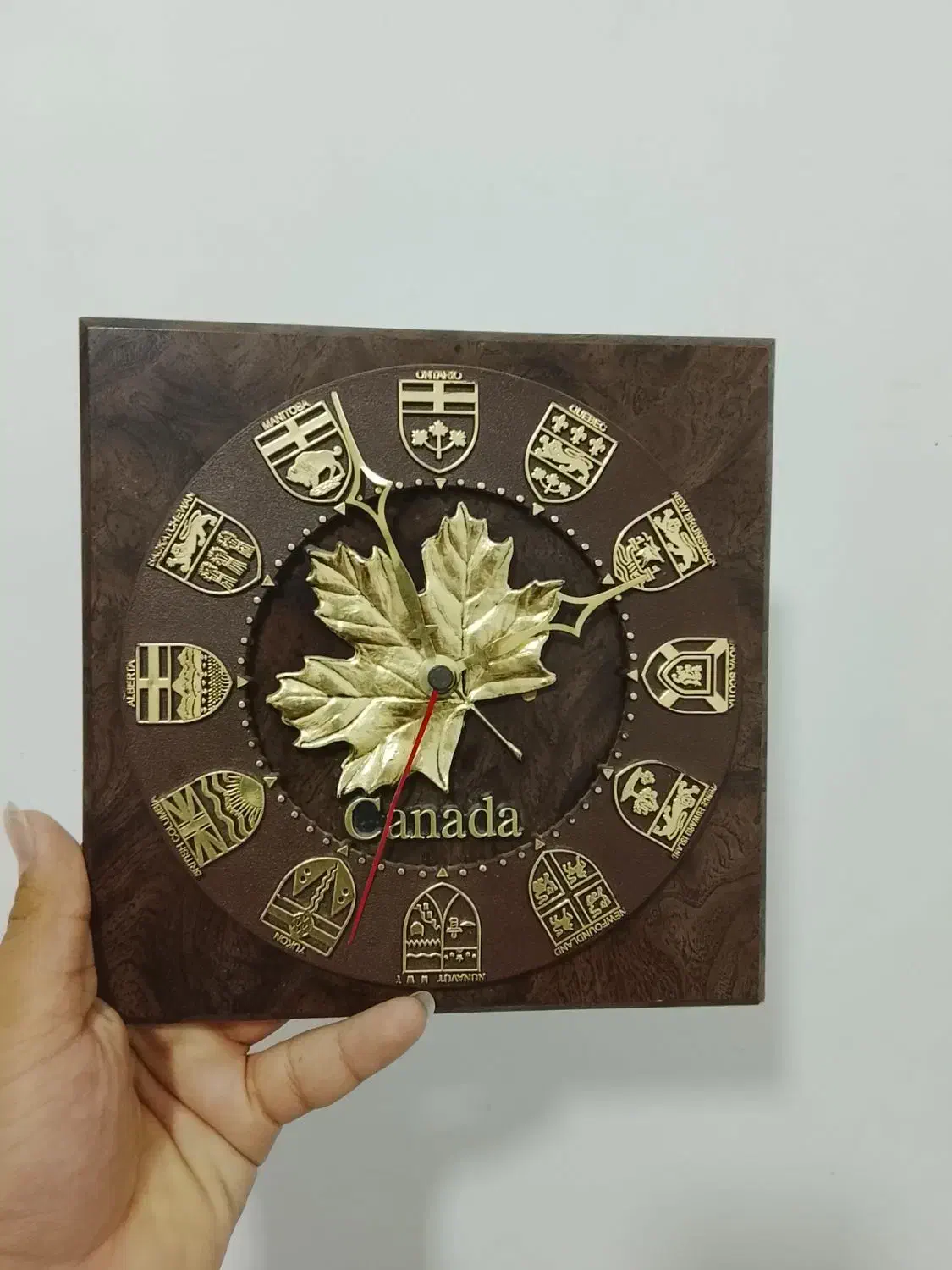 تلفن ساعت کانادا حلقه ورزشی بزرگسال مهتابی قدیمی|ساعت دیواری و تزئینی|مشهد, خواجه ربیع|دیوار