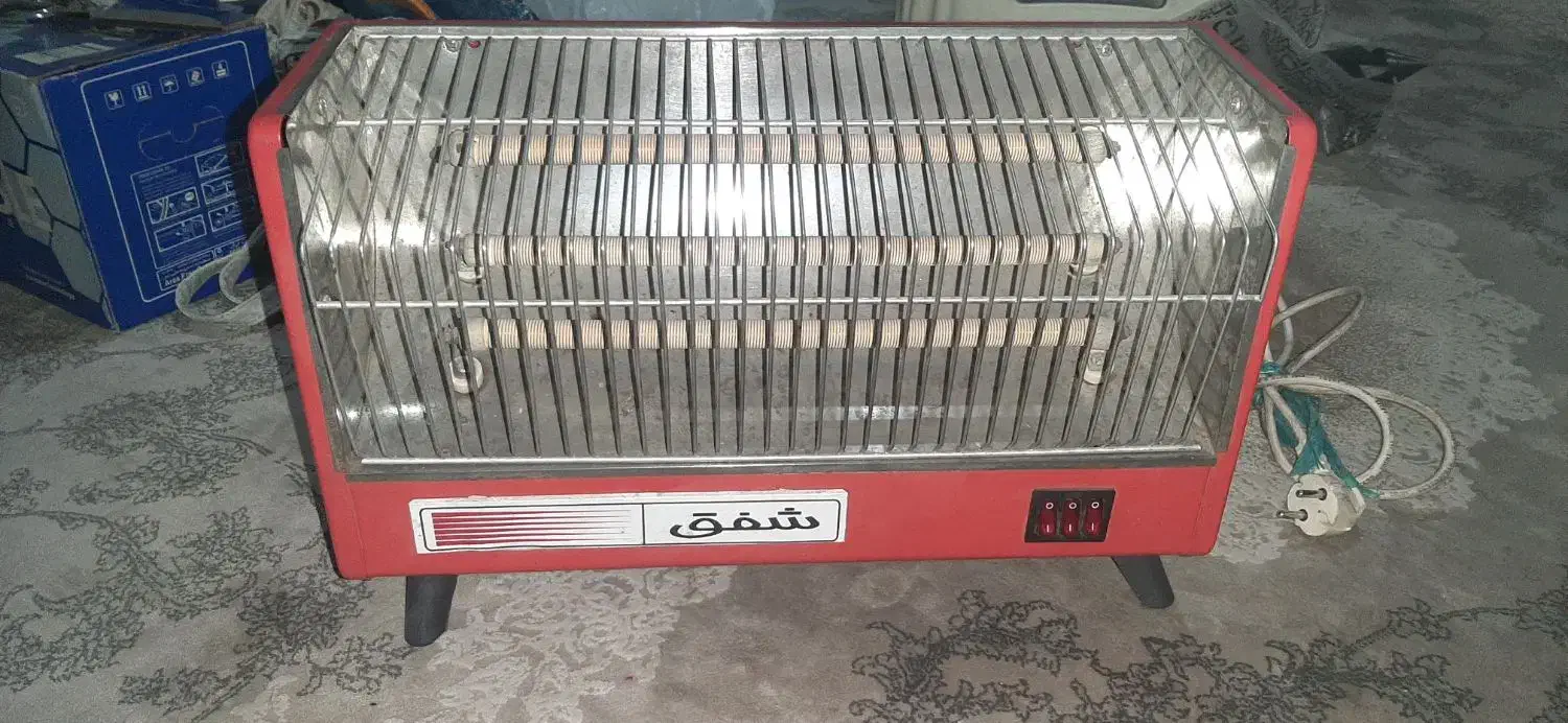 بخاری برقی سرامیکی شفق|بخاری، هیتر، شومینه|ری, دیلمان|دیوار