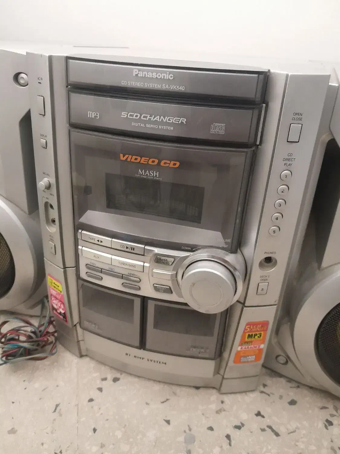 پخش پاناسونیک اصلی کلکسیونی|سیستم صوتی خانگی|رودهن, |دیوار