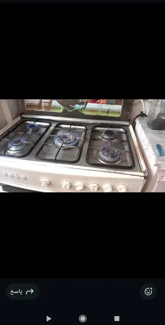 اجاق گاز تکنو با فر کاملا سالم|اجاق گاز و لوازم برقی پخت‌وپز|ری, دیلمان|دیوار