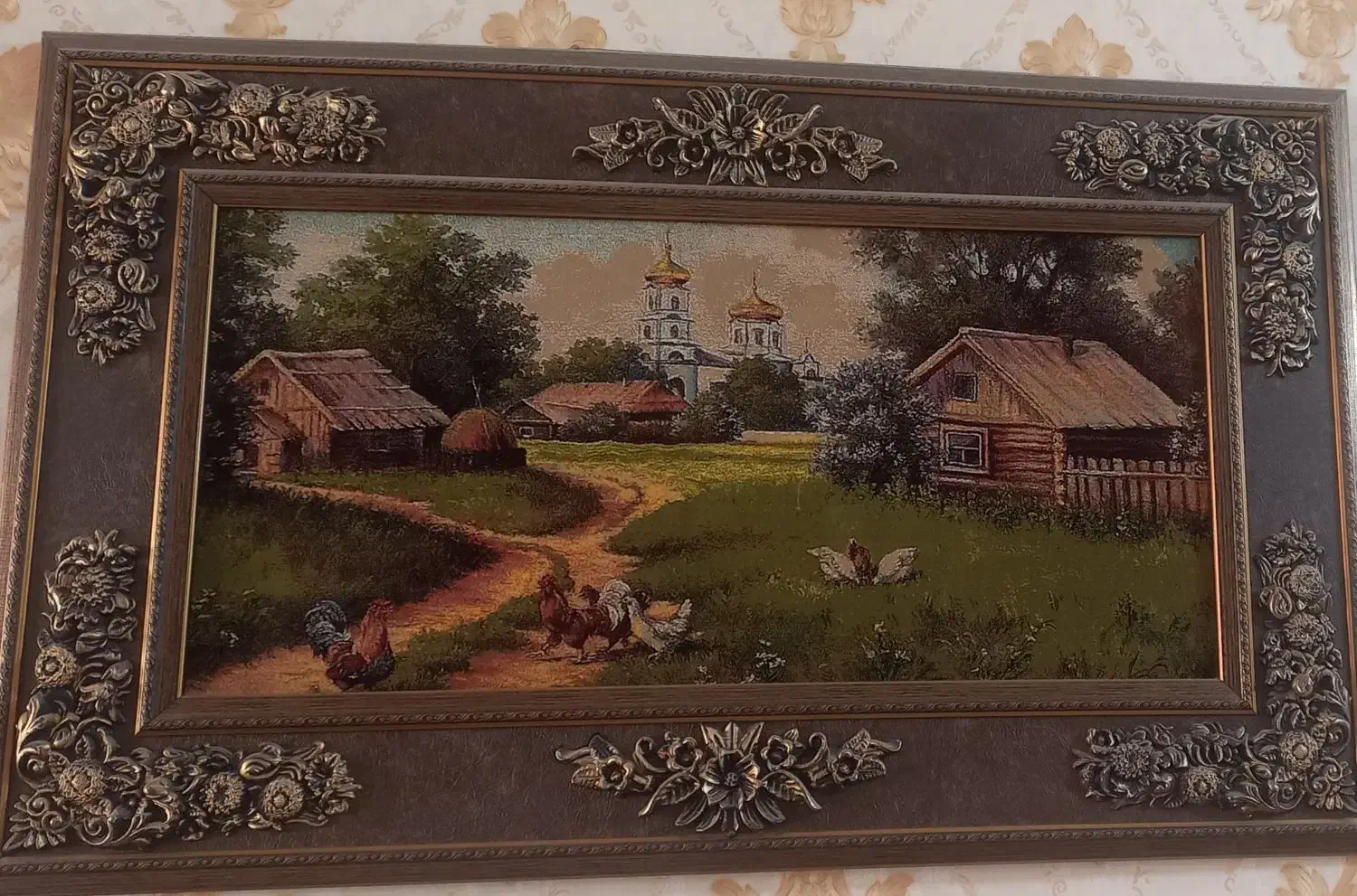 تابلو فرش ماشینی ۷۵۰ شانه|تابلو فرش|رفسنجان, |دیوار