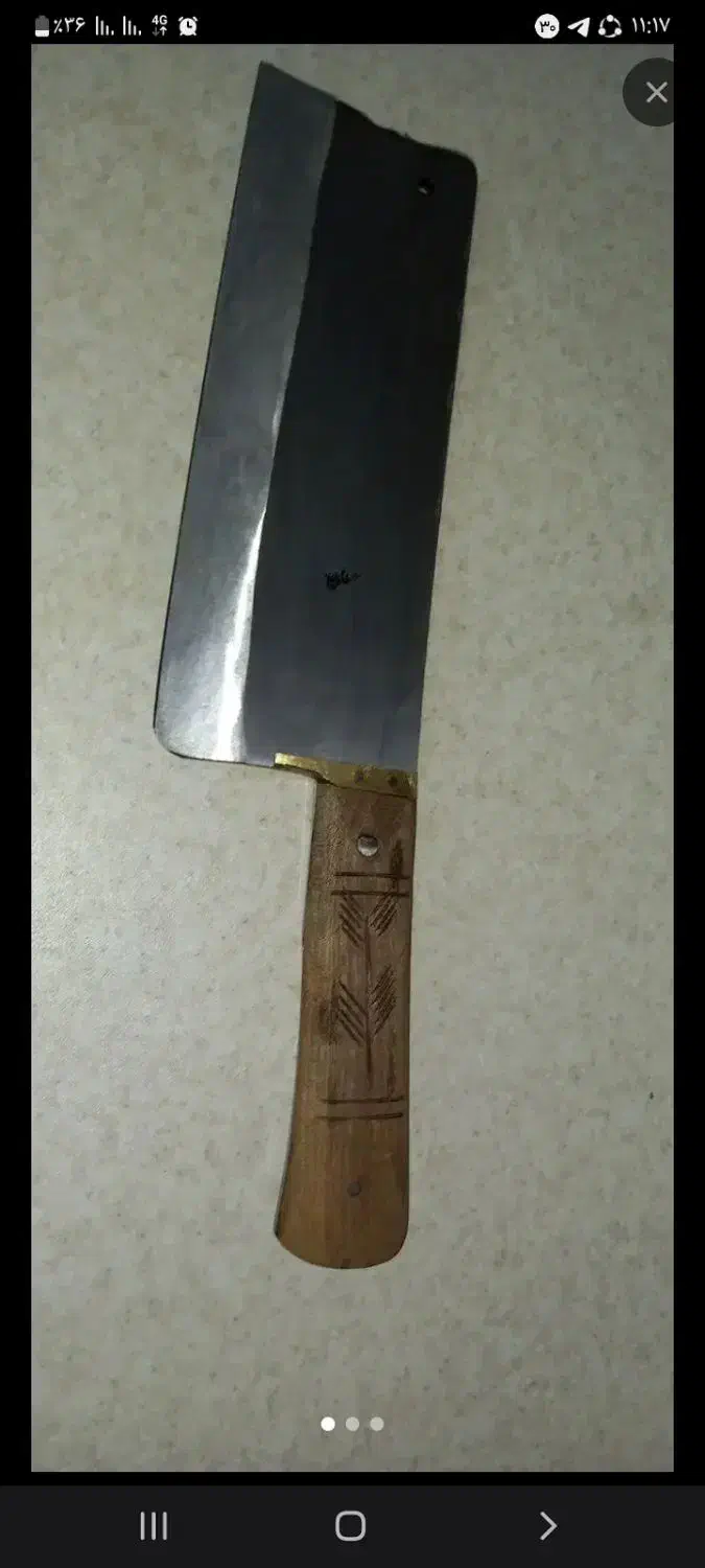 چاقوی گوشت و استخوان خردکن جنس فولادخیلی تیز محکم|ظروف پخت‌وپز|مریوان, |دیوار