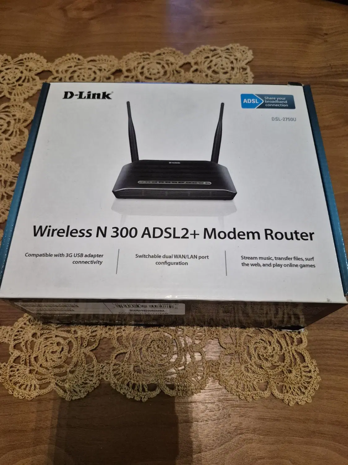 مودم D-link Wireless N300+Modem Router 2750U|مودم و تجهیزات شبکه|تهران, اختیاریه|دیوار
