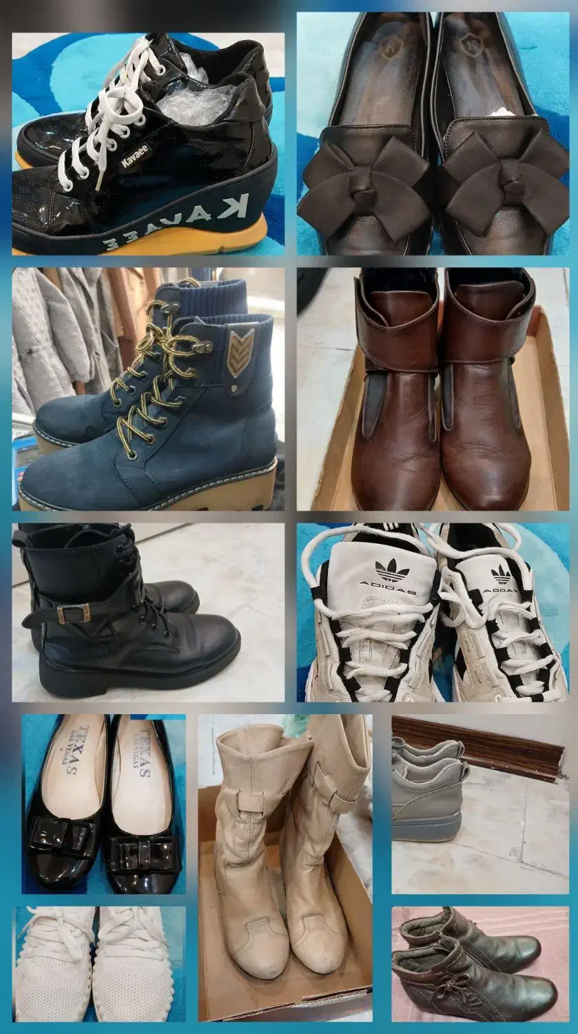 نیم بوت سایز36و37و39وکتونی 38و40و39|کیف، کفش، کمربند|تهران, مجیدآباد|دیوار
