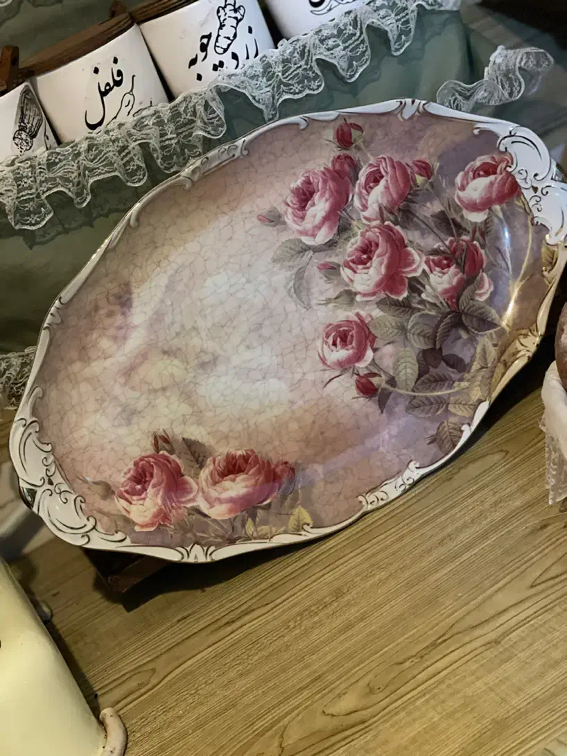 دیس میوه یا شیرینی لمونژ خارجی|ظروف سرو و پذیرایی|رودسر, |دیوار