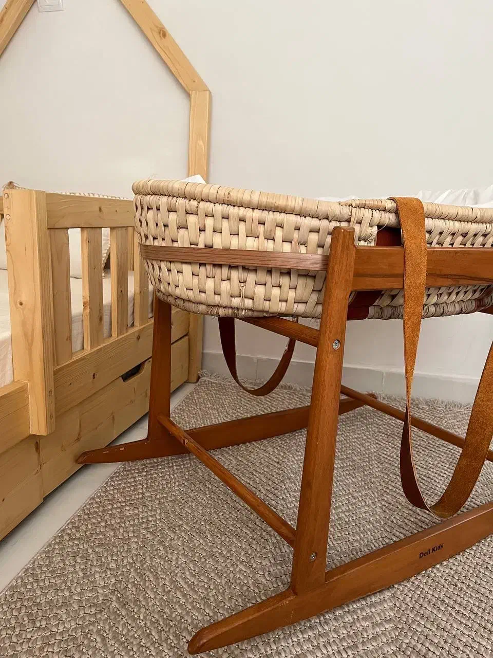 گهواره حصیری دلکیدز|اسباب و اثاث بچه|ساری, |دیوار