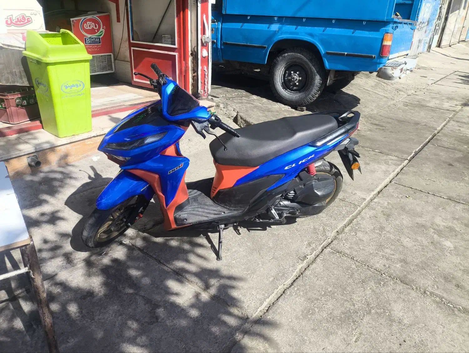 کیلیک 150 طرح زدیکس|موتورسیکلت|میانه, |دیوار