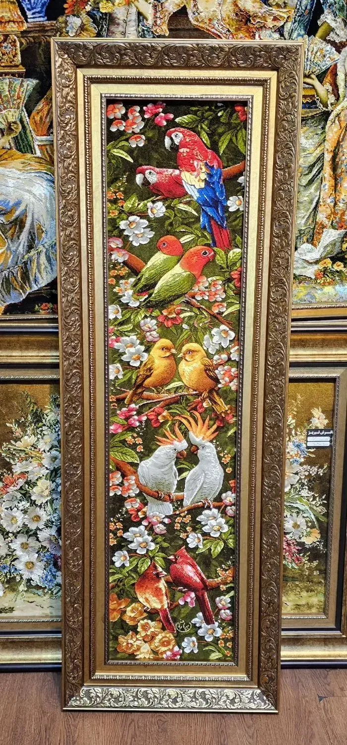 تابلو فرش طوطی|تابلو فرش|تهران, علم و صنعت|دیوار