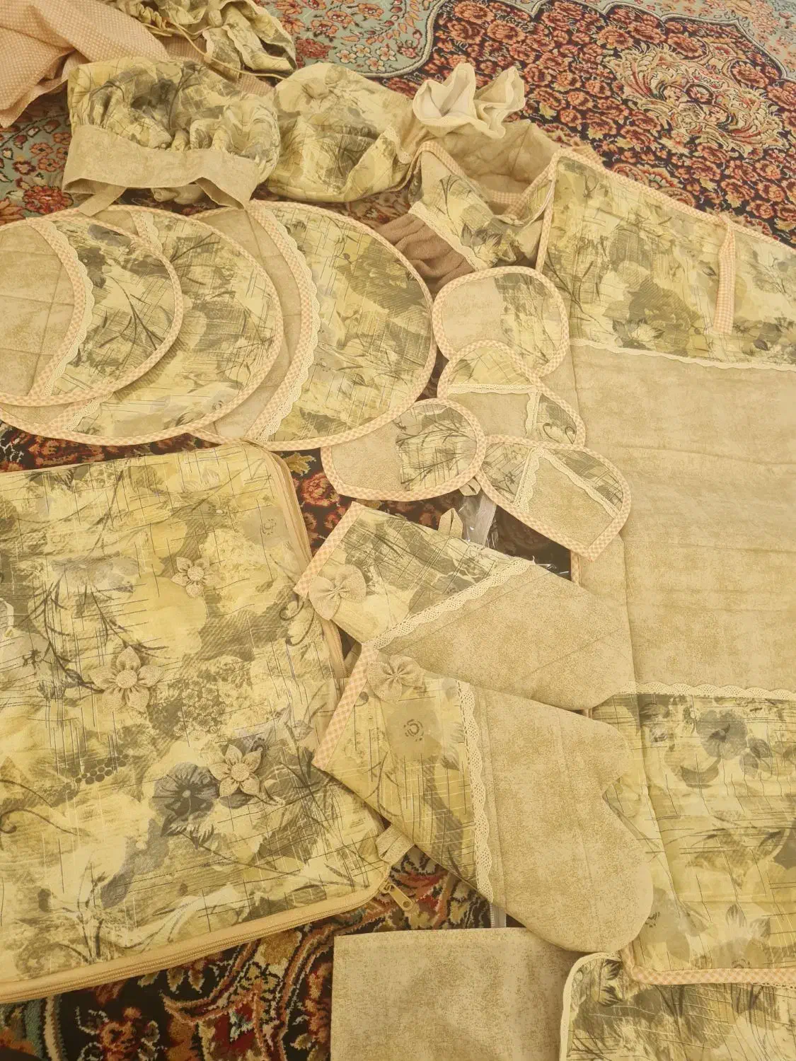 سرویس آشپزخانه با جدید ترین متد|سفره، حوله، دستمال آشپزخانه|سبزوار, ابوریحان|دیوار