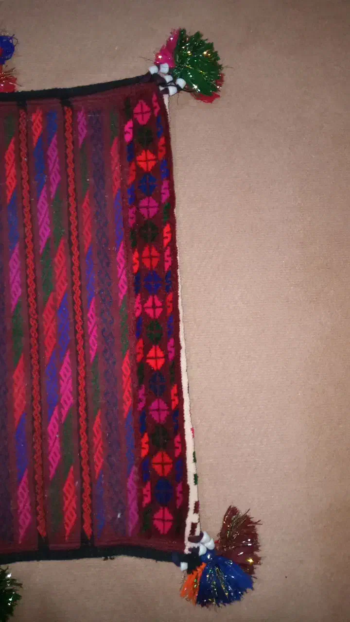 خورجین زیبا خوش رنگ|گلیم، جاجیم، گبه|بشاریات, |دیوار