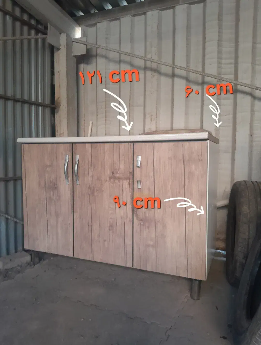 کابینت نو پایه استیل|مصالح و تجهیزات ساختمان|تهران, شهرک محلاتی|دیوار