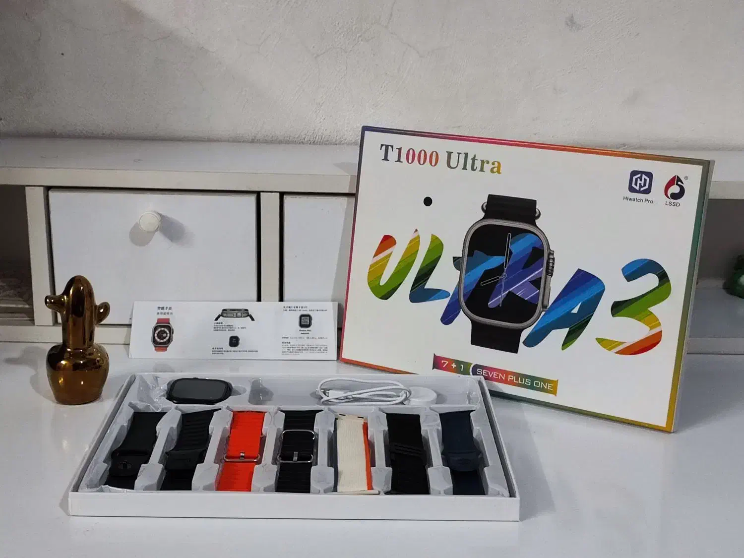 ساعت هوشمند خاص مدل T1000 UITRA هفت بند اسپیکر|ساعت|مشهد, صیاد شیرازی|دیوار