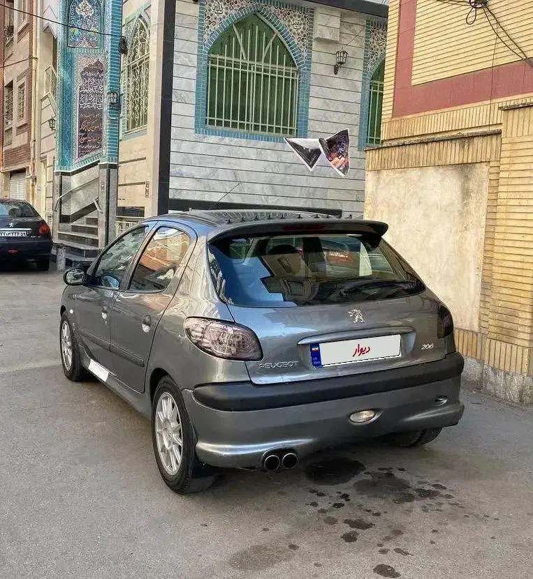 206مدل84 خاکستری|خودرو سواری و وانت|گرگان, |دیوار