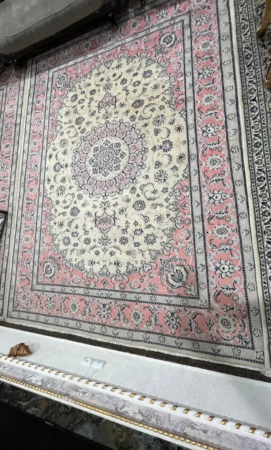 فرش نایین گل ابریشم ۹متری|فرش|تهران, فلاح|دیوار