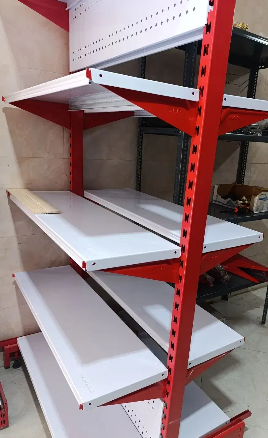 کفی قفسه و پایه|کتابخانه، شلف، قفسههای دیواری|رشت, شهرک قدس|دیوار