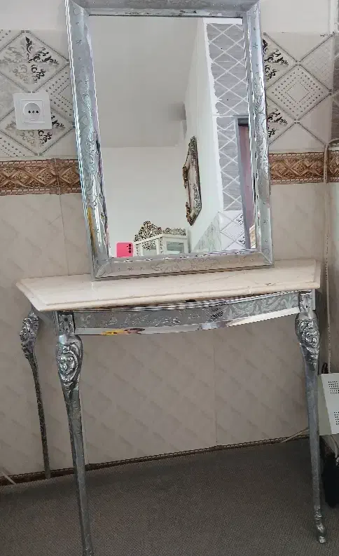 آینه شمعدان|کلکسیون اشیاء عتیقه|شریفآباد, |دیوار