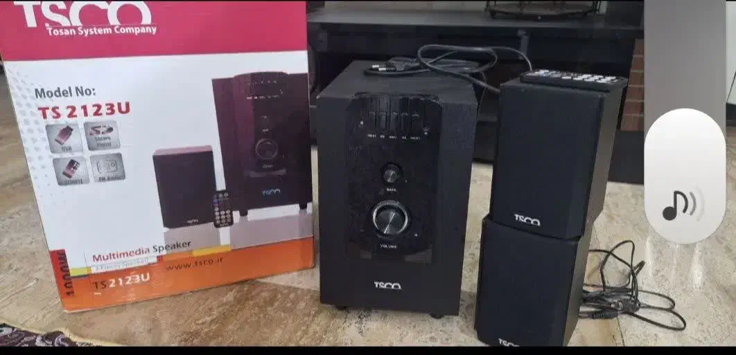 اسپیکر ۳ تیکه داتیس|سیستم صوتی خانگی|تهران, نیروی هوایی (پیروزی)|دیوار