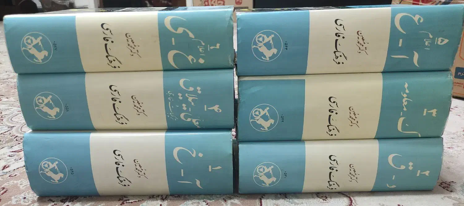 فرهنگ فارسی معین ۶ جلدی|کتاب و مجله ادبی|شیراز, رازی|دیوار