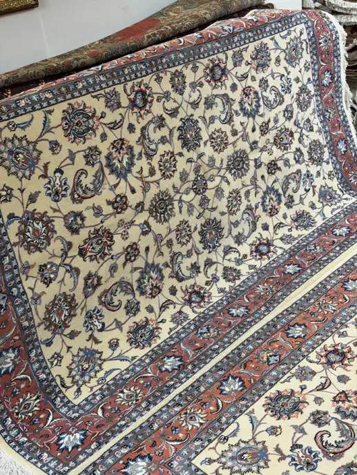 جفت ۶ متری افشان گل ابریشم|فرش|تهران, آسمان|دیوار