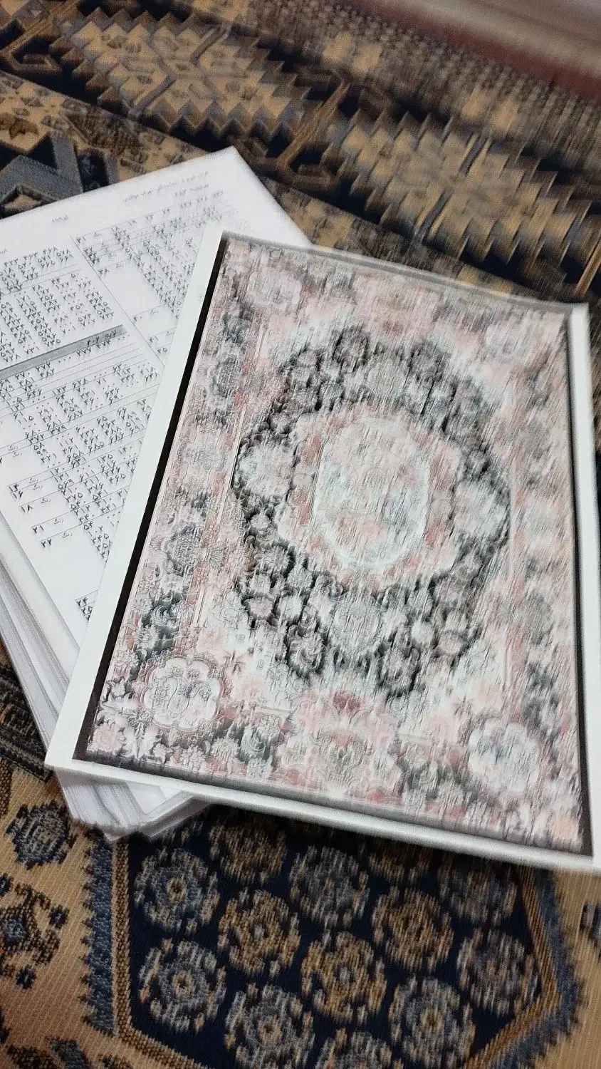 فروش نخ و نقشه به همراه دار زرع ونیم چله کشی شده|فرش|پاکدشت, پاکدشت (مامازند)|دیوار