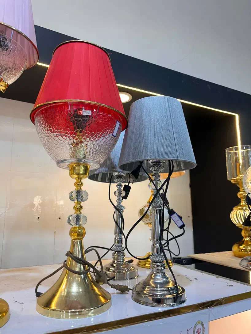 آباژور شمعدونی|چراغ خواب و آباژور|مشهد, ویلاشهر|دیوار