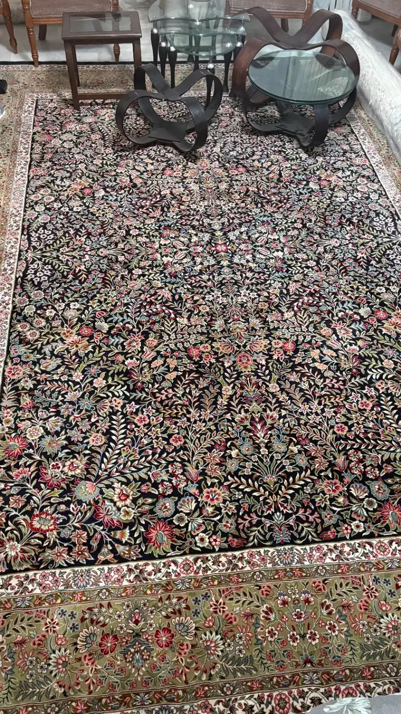 فرش ست ۱۲ و ۹ متری ۷۰۰ شانه دستباف گونه|فرش|تهران, هفت حوض|دیوار