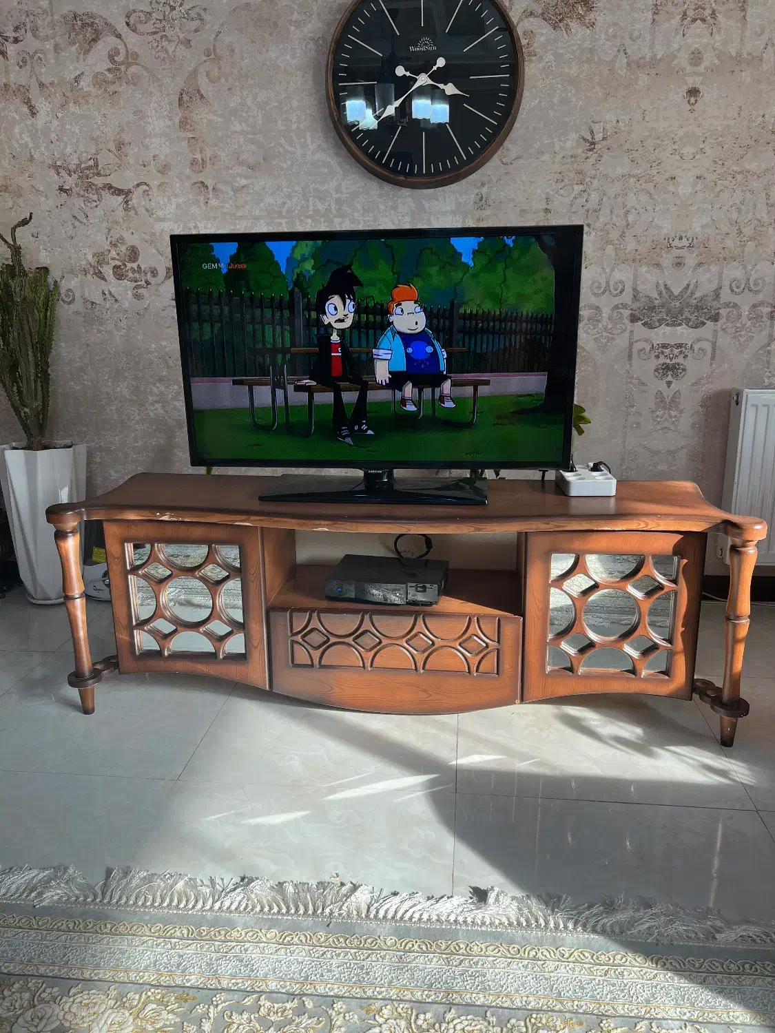 ست میز تلویزیون و آینه کنسول|بوفه، ویترین، کنسول|کرج, شهرک البرز ۳|دیوار