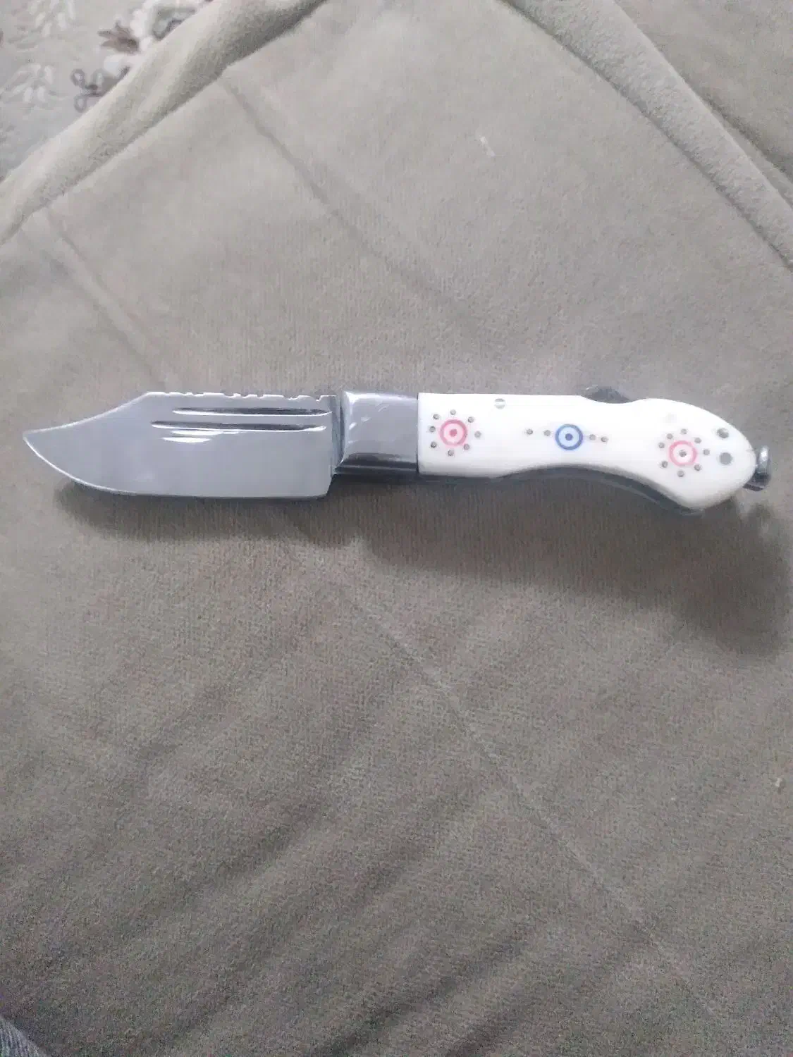 چاقوی بابا دسته اوستخون|کلکسیون اشیاء عتیقه|اردبیل, |دیوار