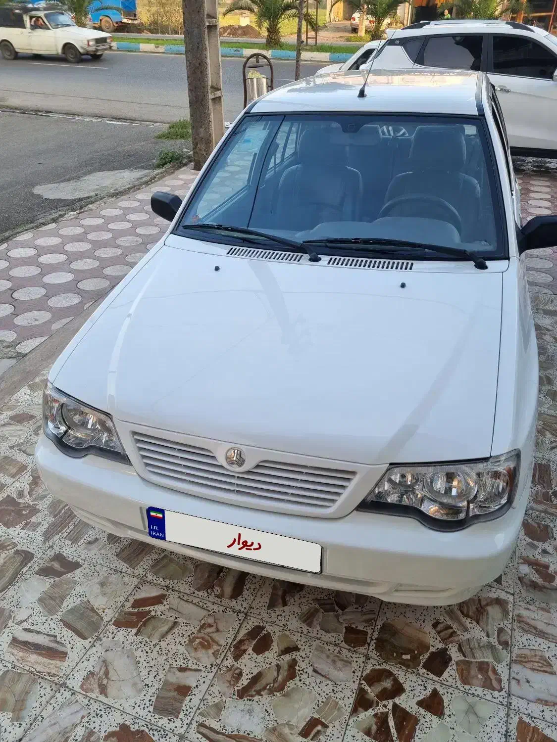 پراید ۱۱۱ سفید تمیز|خودرو سواری و وانت|رشت, بازار|دیوار