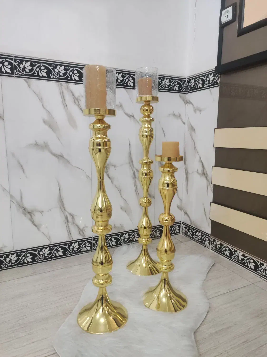 شمعدان ایستاده|لوستر و چراغ آویز|جوانرود, |دیوار